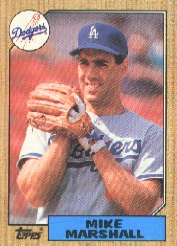 1987 Topps Baseball Cards      664     Mike Marshall